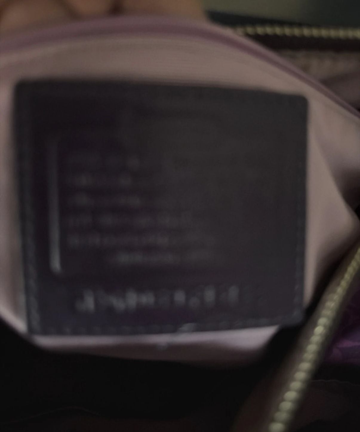 Coach Signature Stripe Purple Coated Canvas Satchel Bag 3