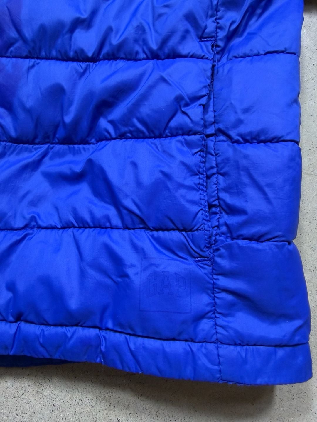 Gap Puffer Jacket Size small Blue Primaloft kids 7