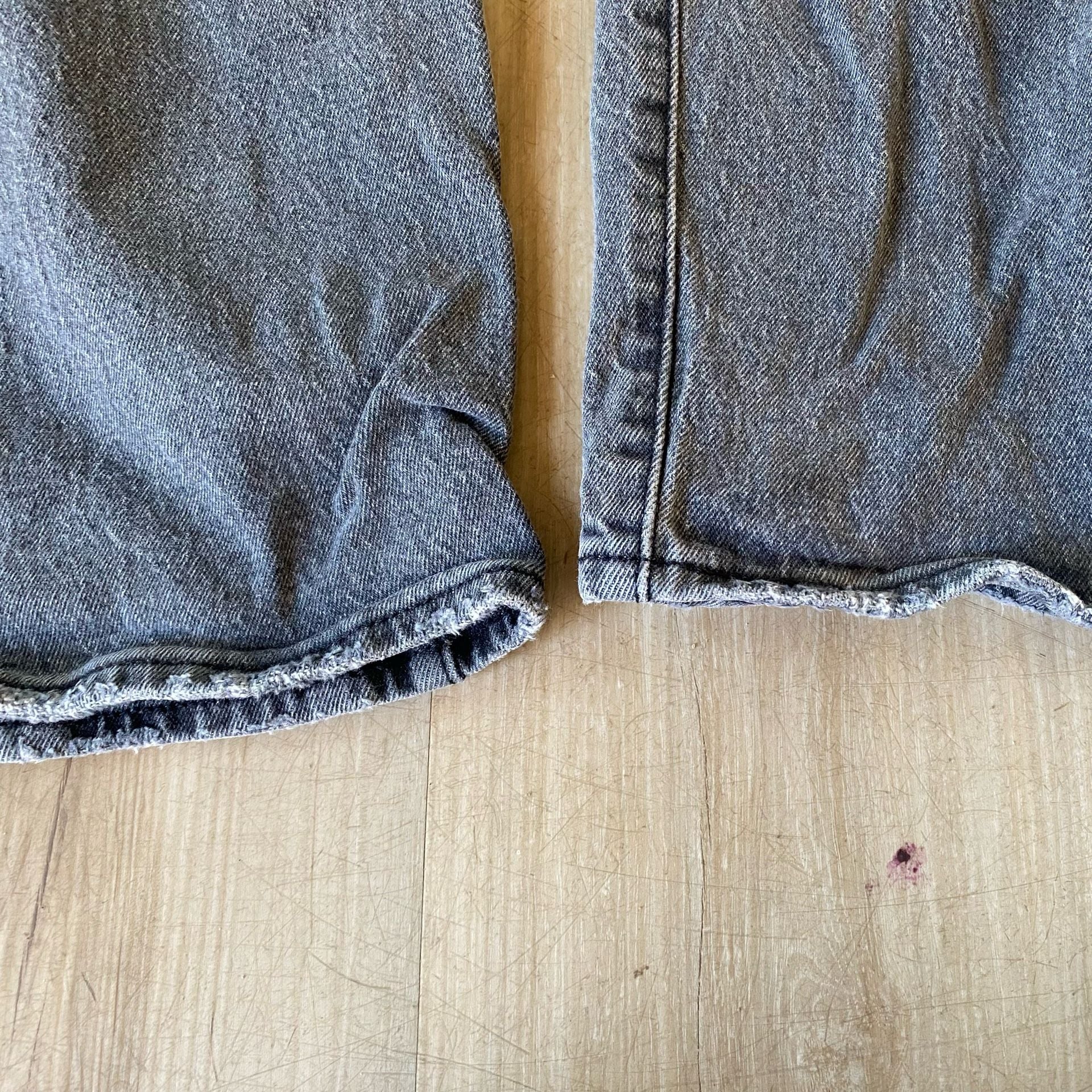 Levis 501 Straight Leg Jeans Size 29 Black Denim 9