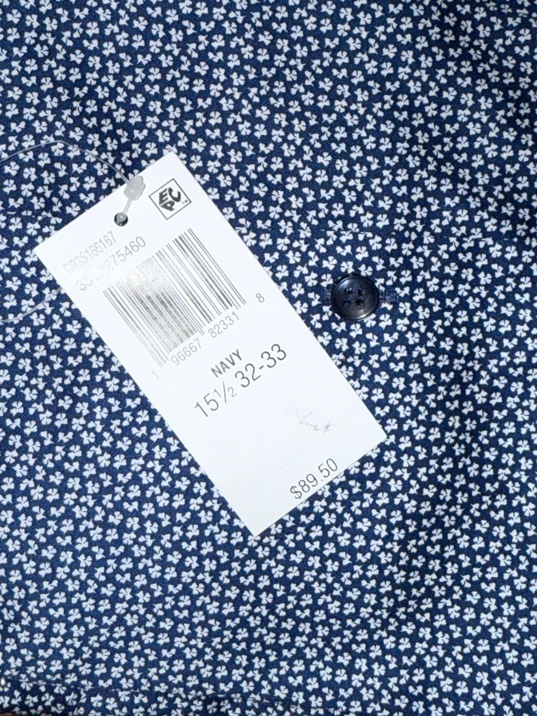 Michael Kors Dress Shirt 15.5 32/33 Blue 11