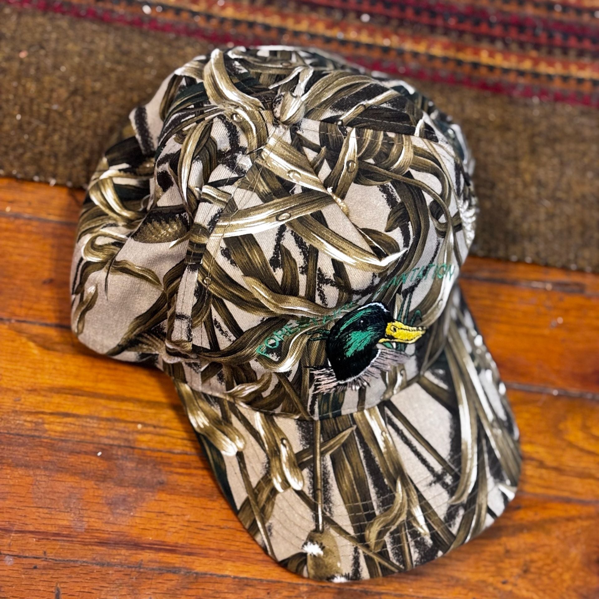 Vintage 1990s Forestaire Plantation Mallard Camo Hat 6