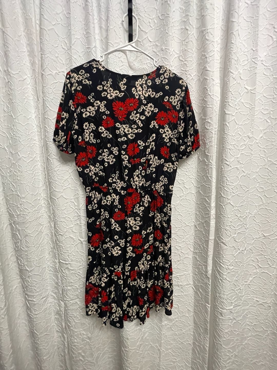 Madewell Hillside Daisies Ruffle Wrap Dress Size 4 Floral Mini Boho Casual 4