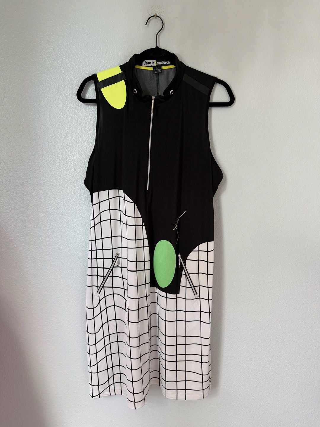 Jamie Sadock Sleeveless Zip Golf Dress Size XL 2