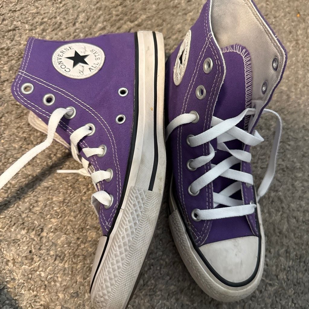 Converse Chuck Taylor All Star Hi Size 7 Purple 3