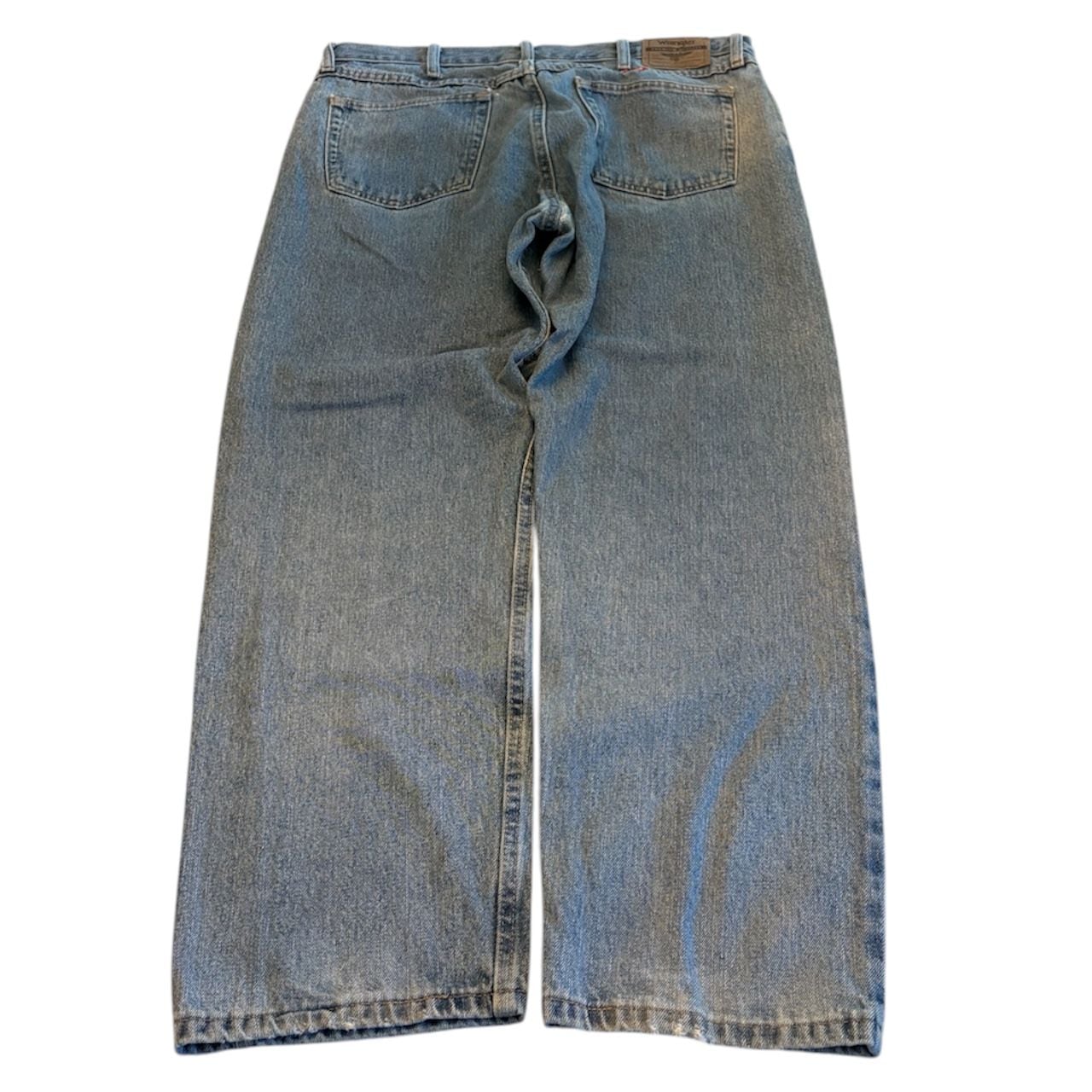 Wrangler Baggy Jeans Light Indigo Blue Wide Leg 4
