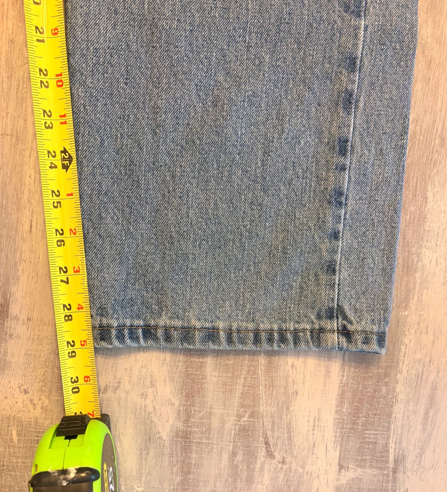 Wrangler Baggy Jeans Light Indigo Blue Wide Leg 6