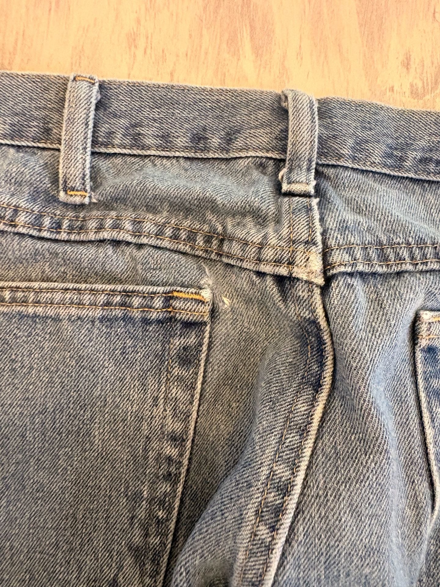 Wrangler Baggy Jeans Light Indigo Blue Wide Leg 9