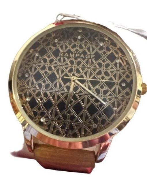 Rampage Women's Glitz And Boyfriend Watch Set In Gold/Black 2