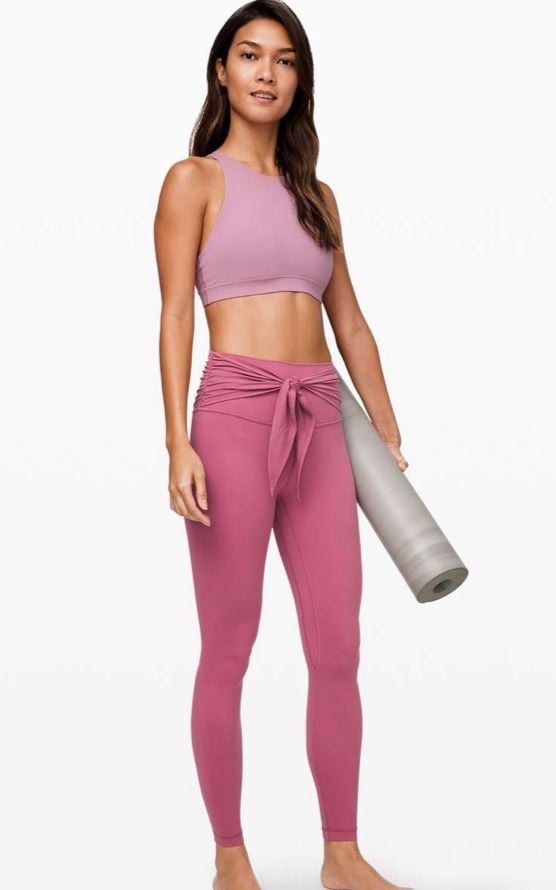 Lululemon Align Pant 28 Wrap Waist Moss Rose 3