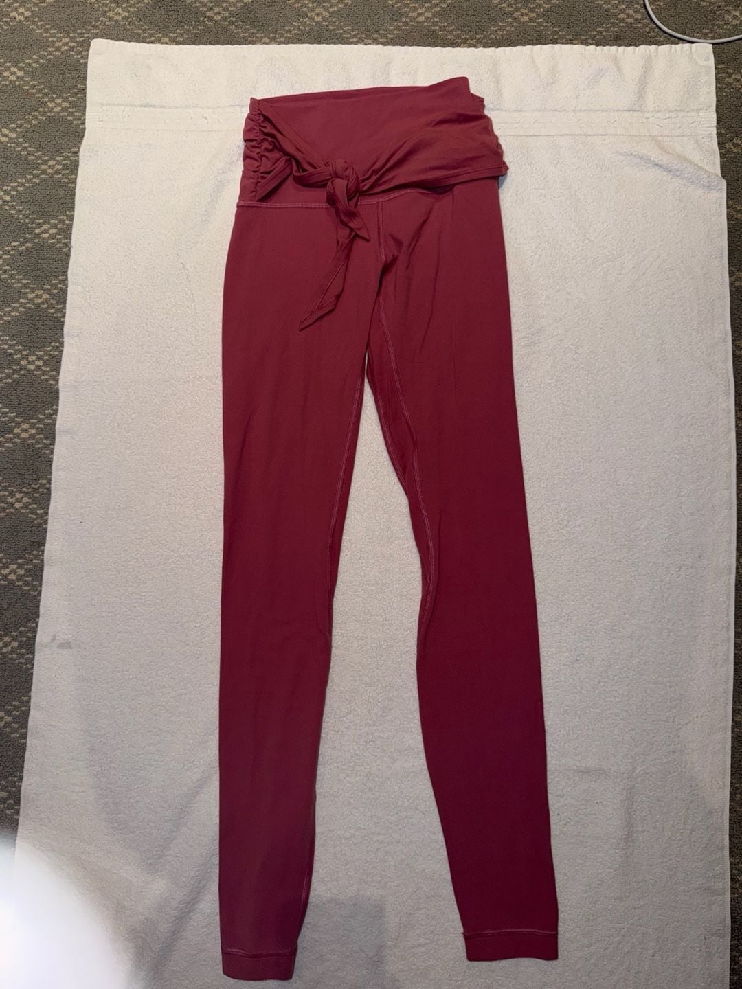 Lululemon Align Pant 28 Wrap Waist Moss Rose 5