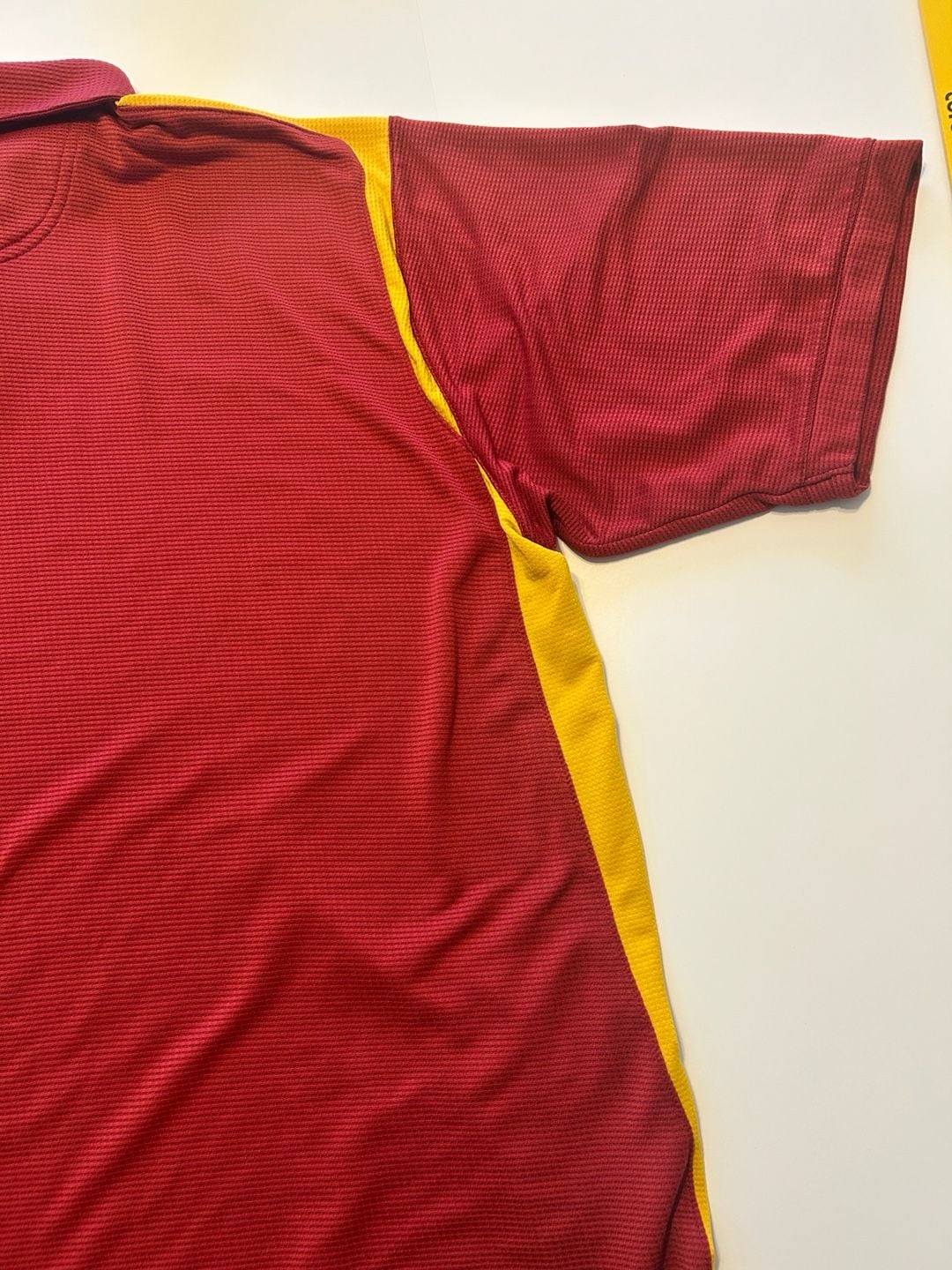 Nike USC Trojans Polo Shirt Size XL Red Gold 12