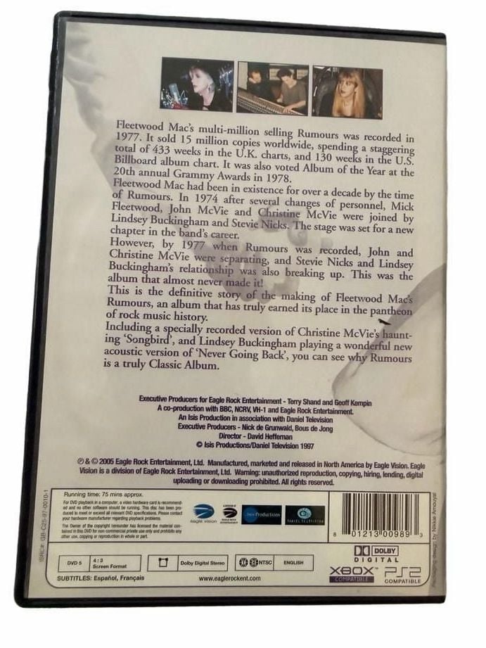 Classic Albums: Fleetwood Mac Rumours DVD 2