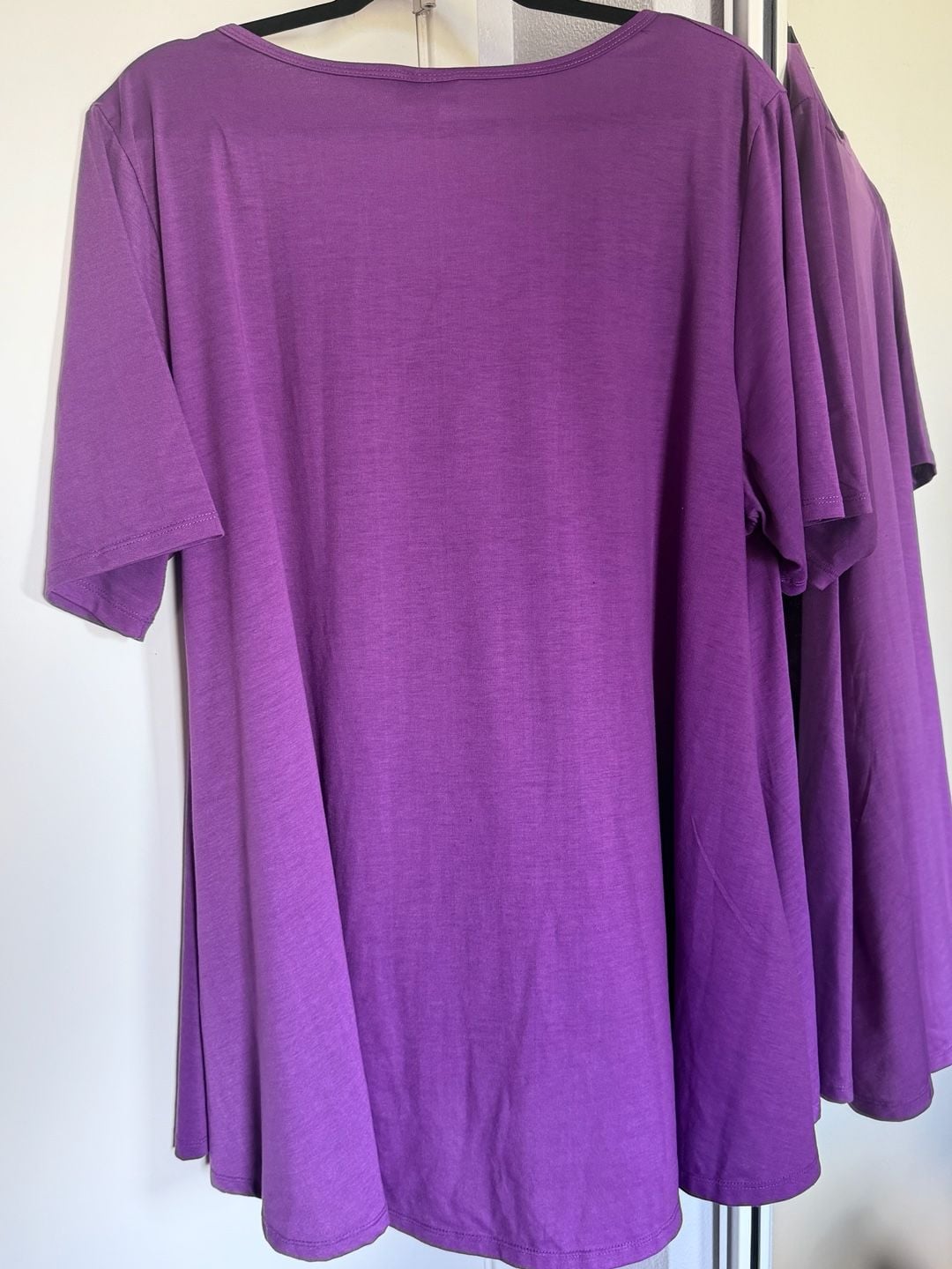 LuLaRoe Solid Violet Purple Perfect Tee | 3XL | Very Good Condition 3