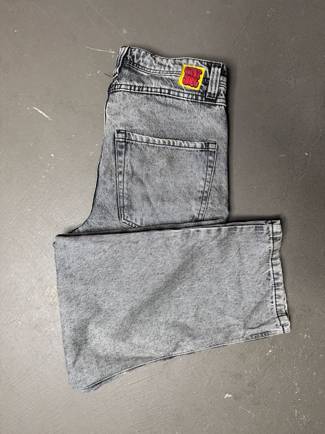 Empyre Loose Fit Jeans Size 30 Grey Scramble Skate Denim 2