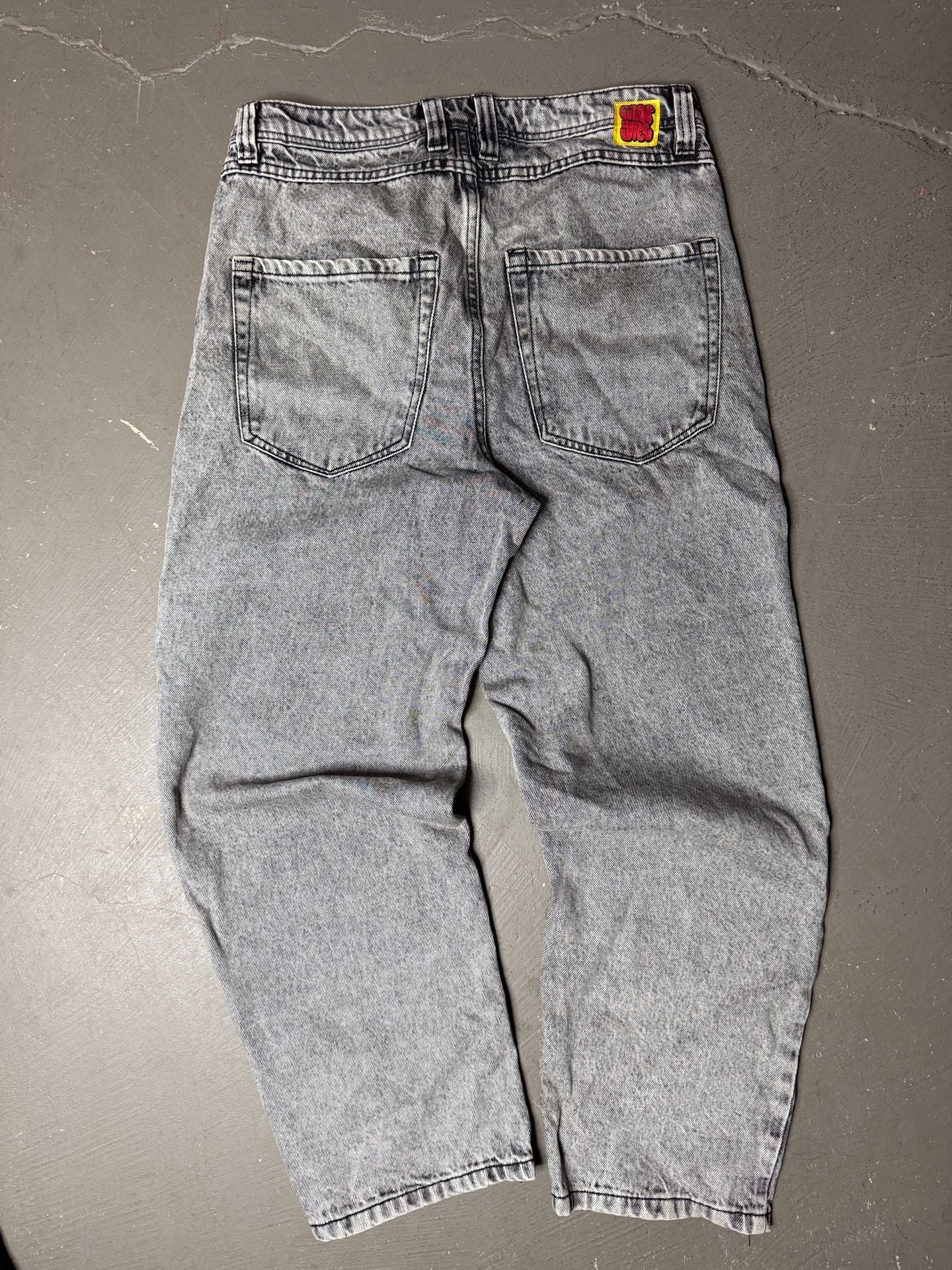 Empyre Loose Fit Jeans Size 30 Grey Scramble Skate Denim 4