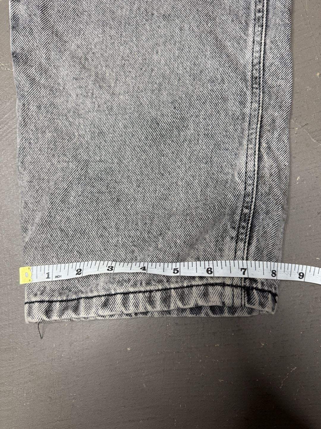 Empyre Loose Fit Jeans Size 30 Grey Scramble Skate Denim 6