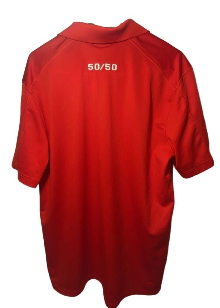 Jordan University of Houston Polo Size L Red Dri-Fit College Shirt 9