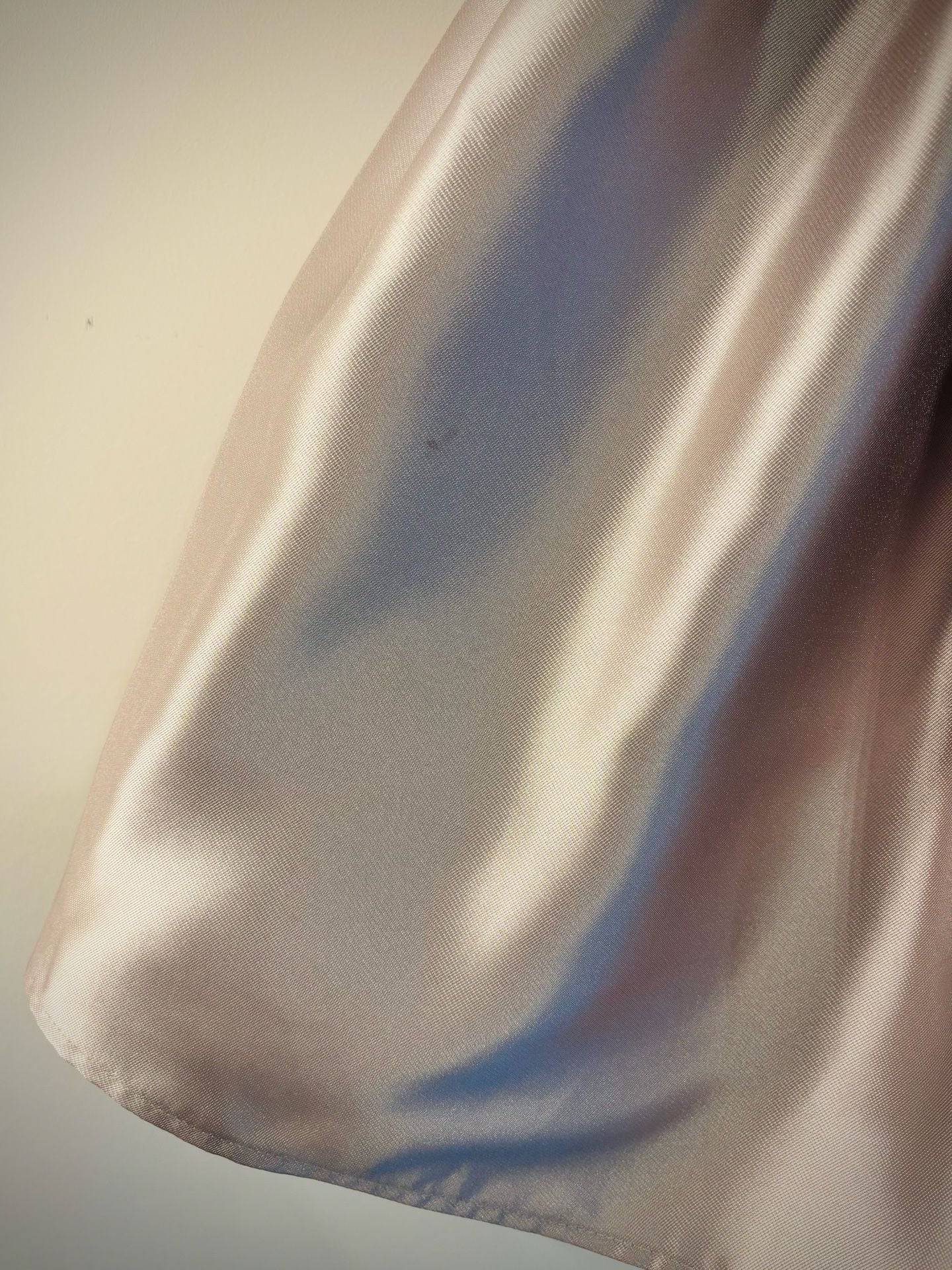 Zunie Dress Size 10 Silver Satin Rhinestone Bow Formal Party 8