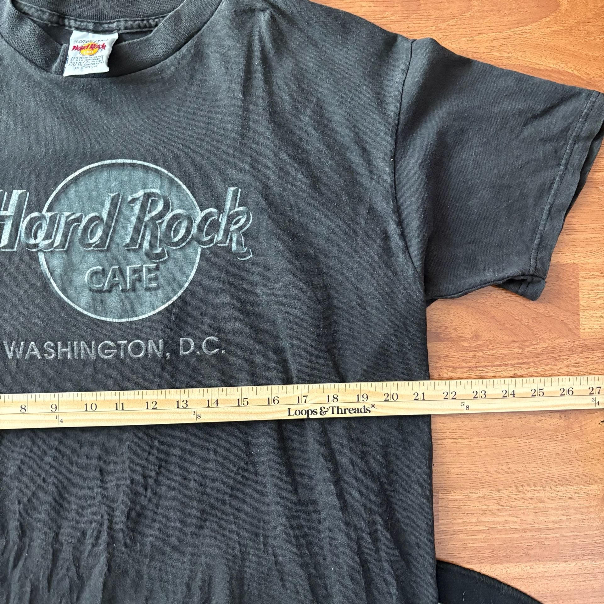 Vintage Hard Rock Cafe Washington D.C. Black T-Shirt 6