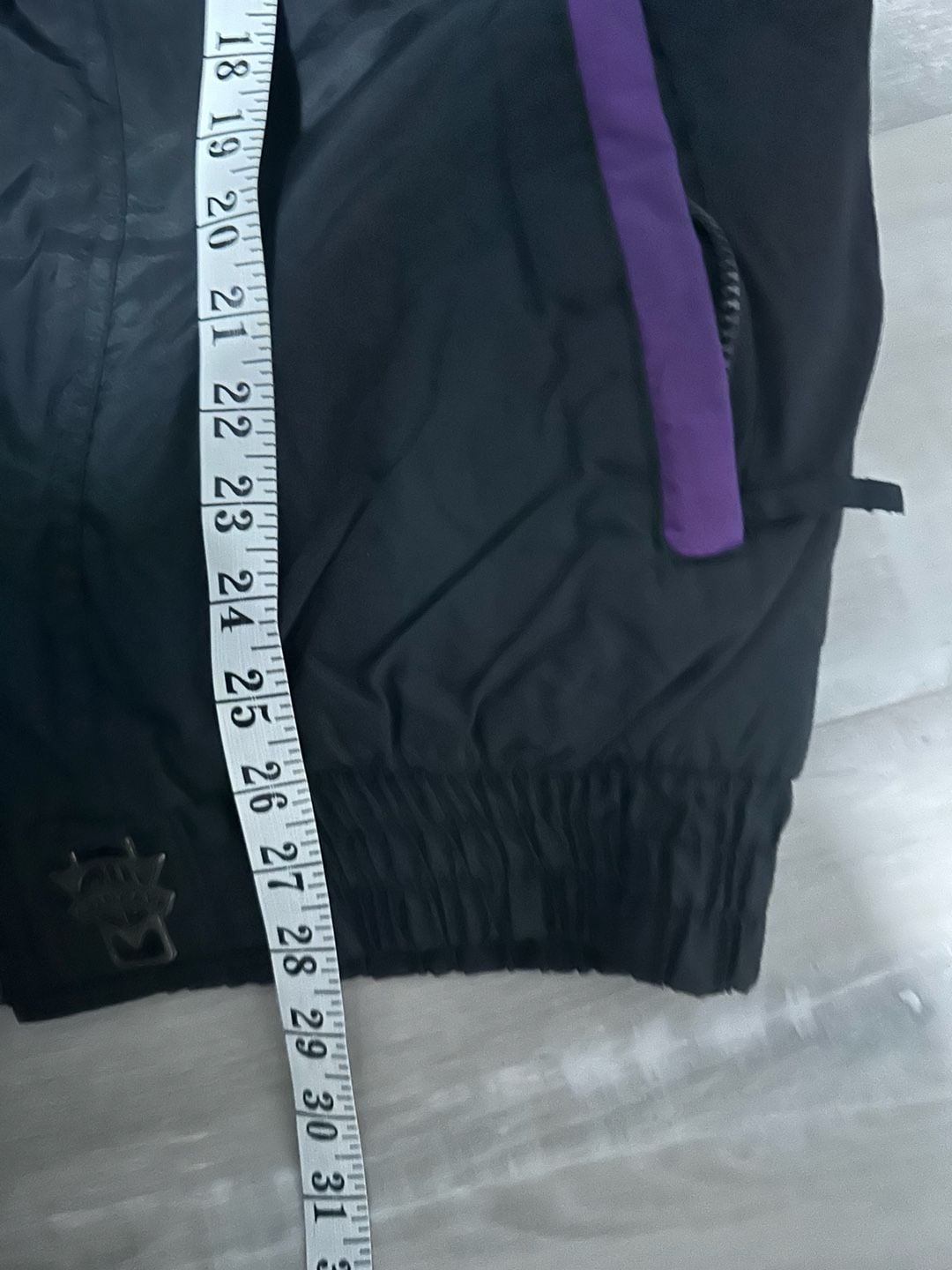 Cold Wave Ski Jacket Size M Black Purple Teal Vintage Snowmobile 7