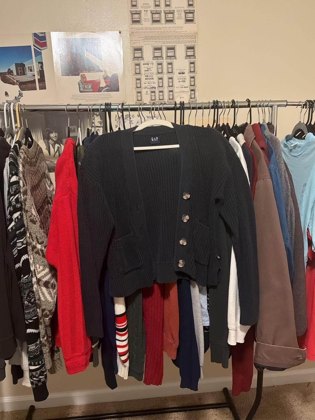 Gap Knit Cardigan Black 2