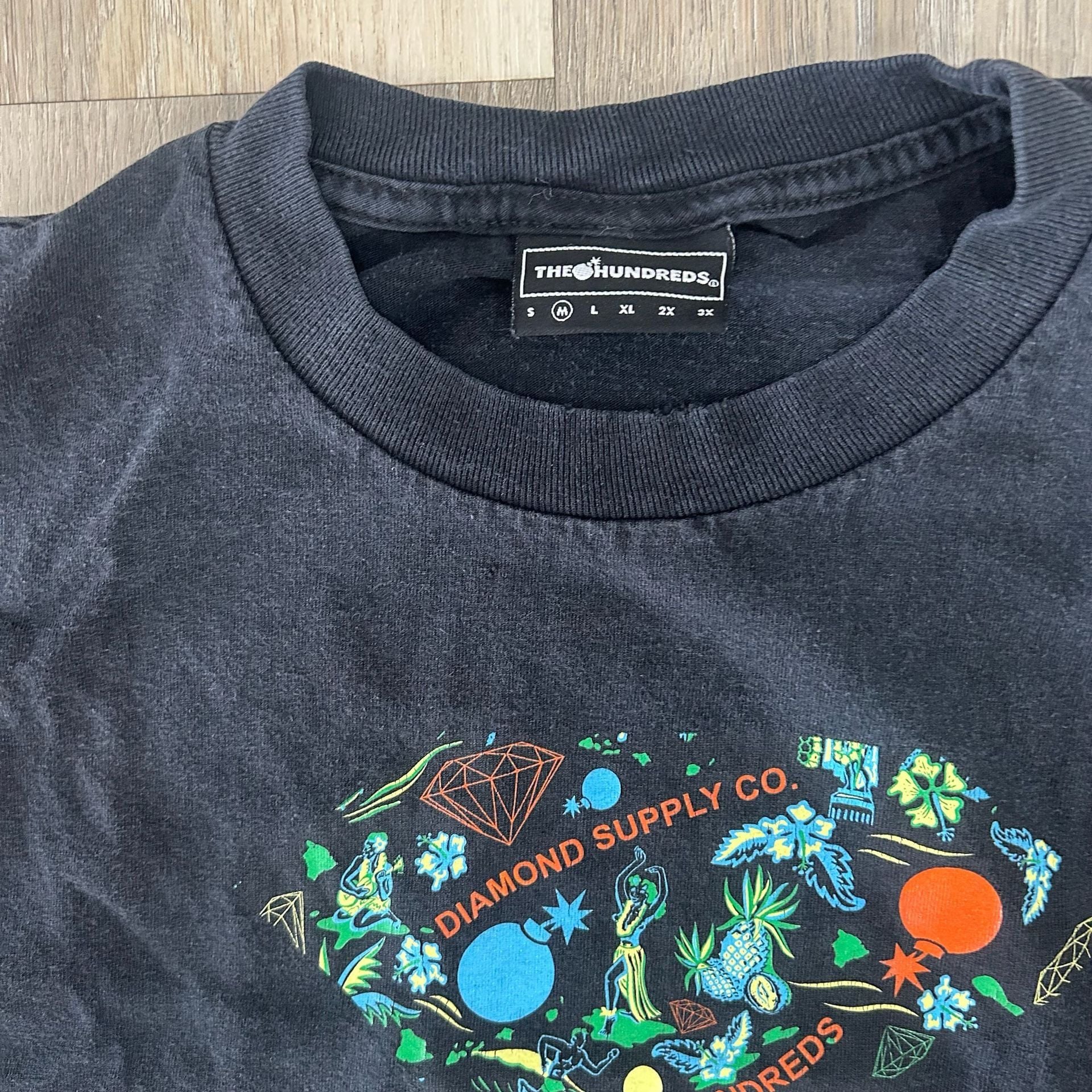The Hundreds x Diamond Supply Co. Graphic T-Shirt Black M 4