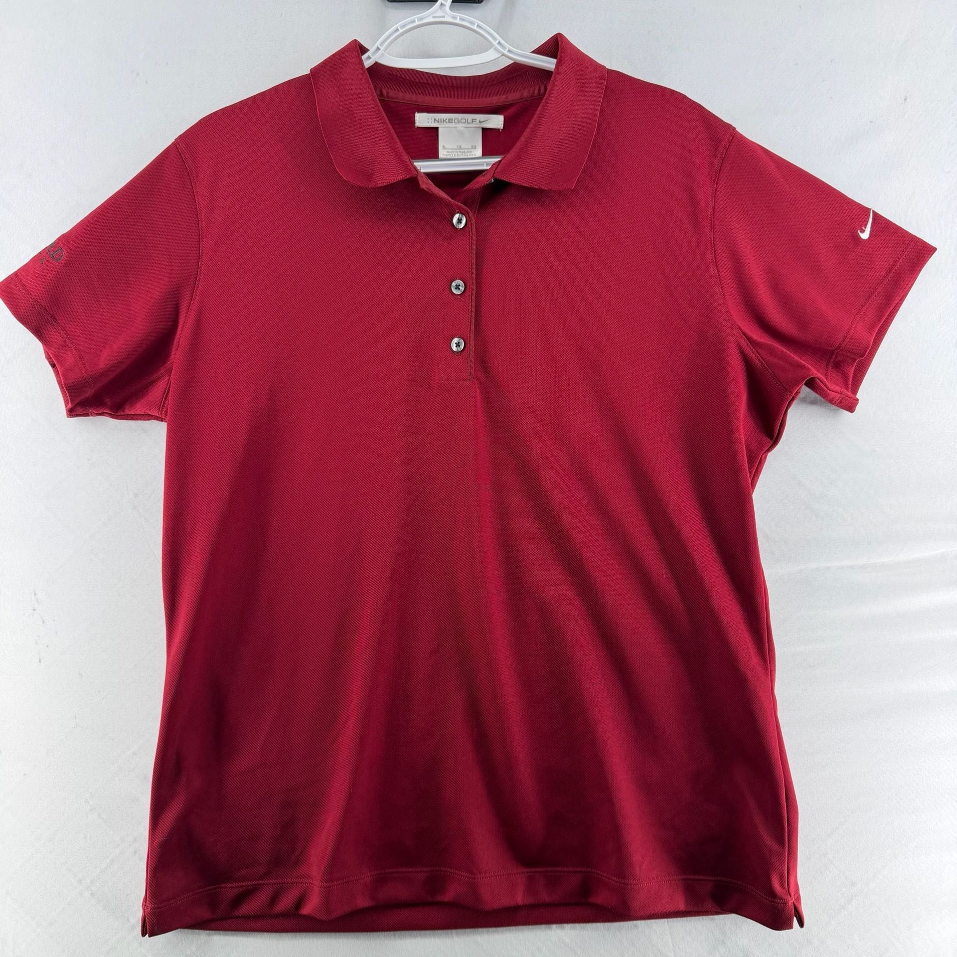 1660 Nike Golf Dri-Fit Polo Shirt Size Women’s XL Red Short Sleeve 2