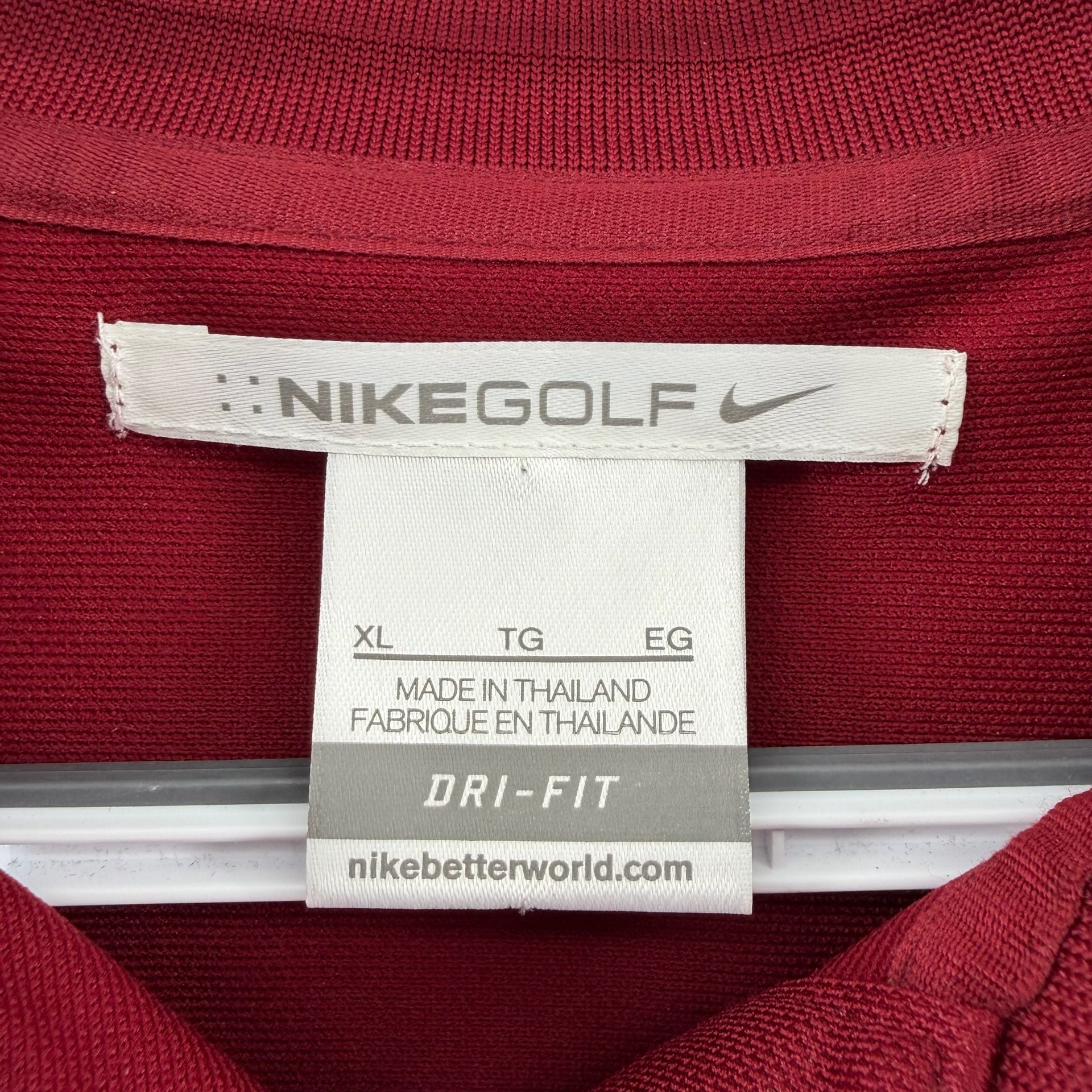 1660 Nike Golf Dri-Fit Polo Shirt Size Women’s XL Red Short Sleeve 4