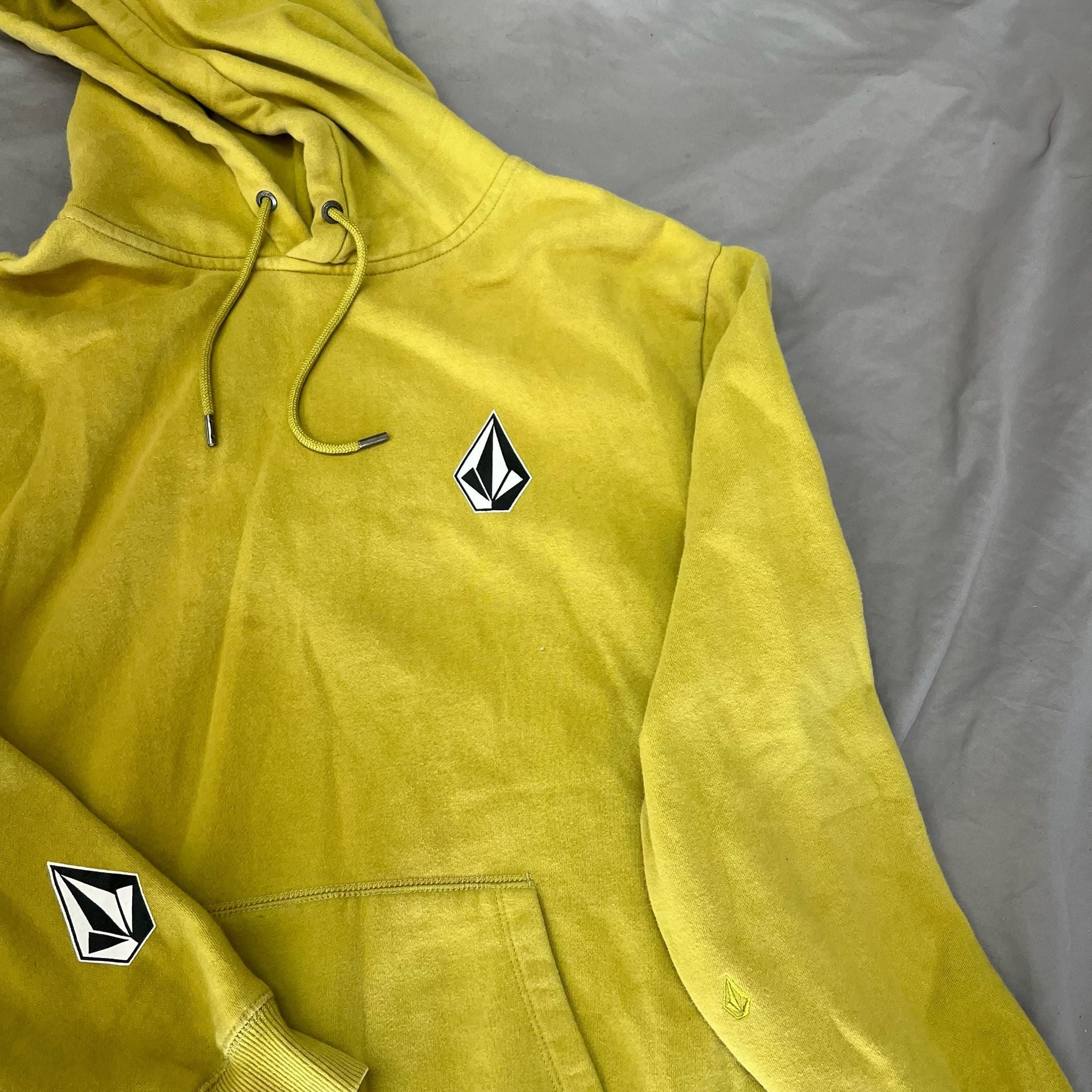Volcom Stone Logo Yellow Hoodie 5