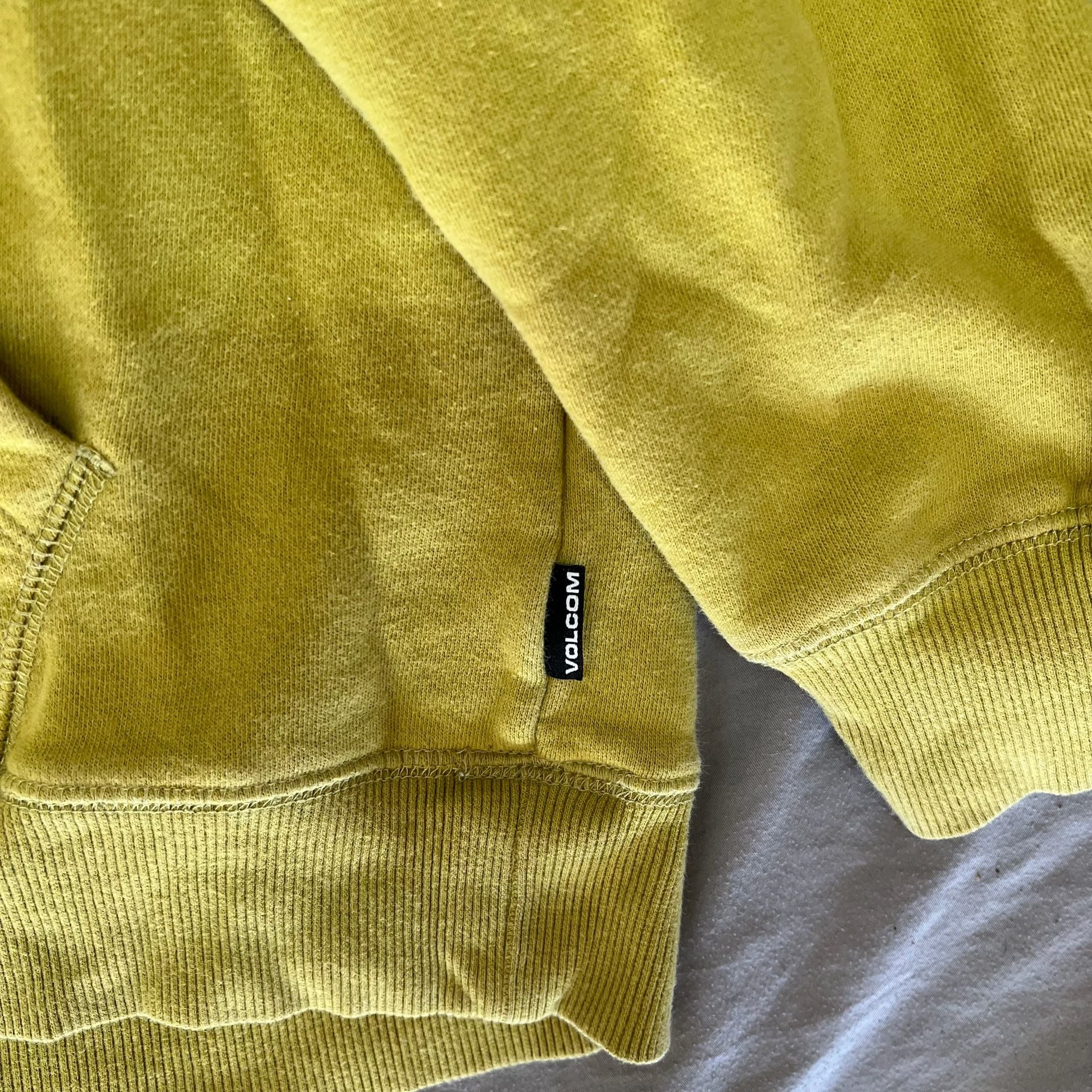 Volcom Stone Logo Yellow Hoodie 8