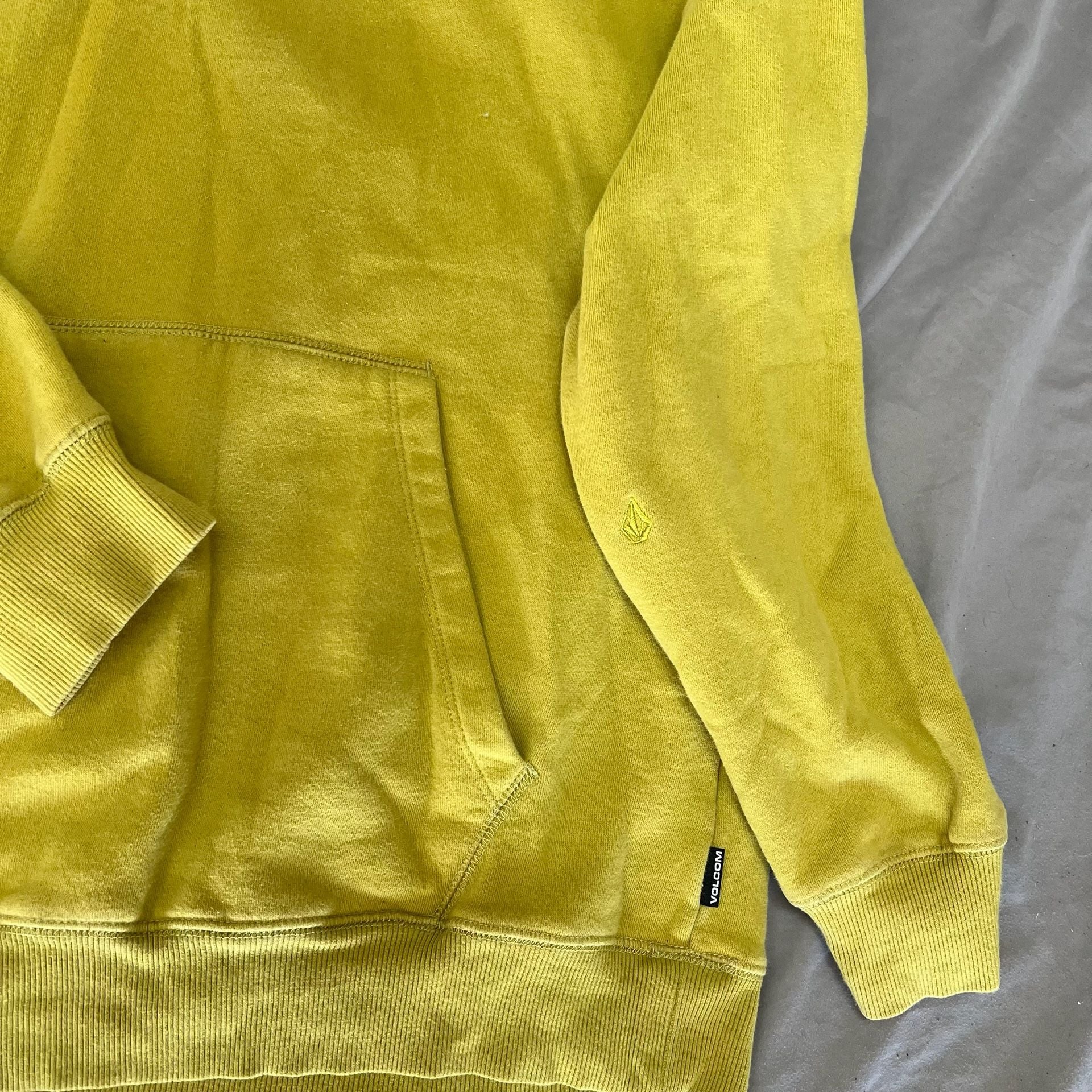 Volcom Stone Logo Yellow Hoodie 9