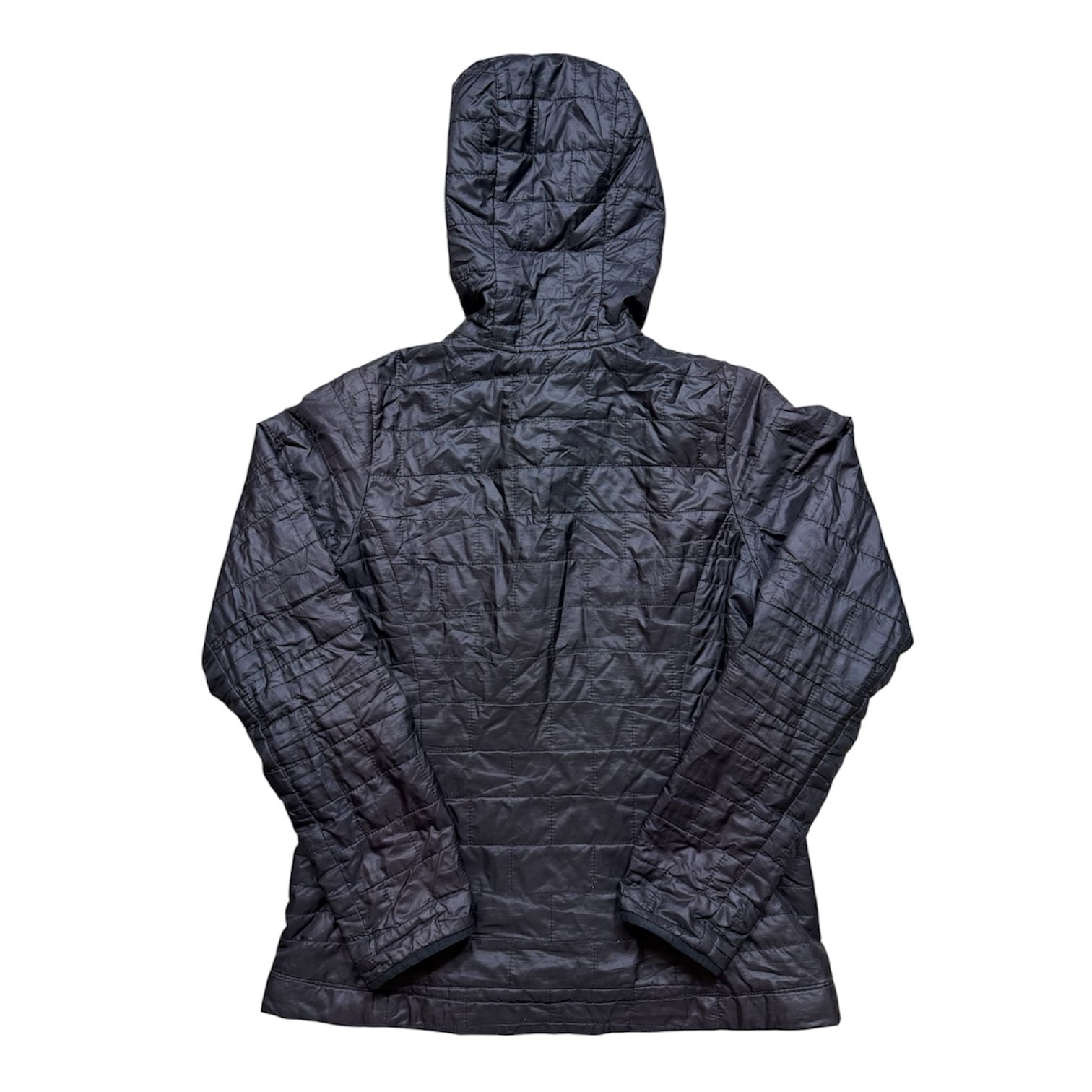 Patagonia Micro Puff Hoody Black Insulated Jacket womens small 3