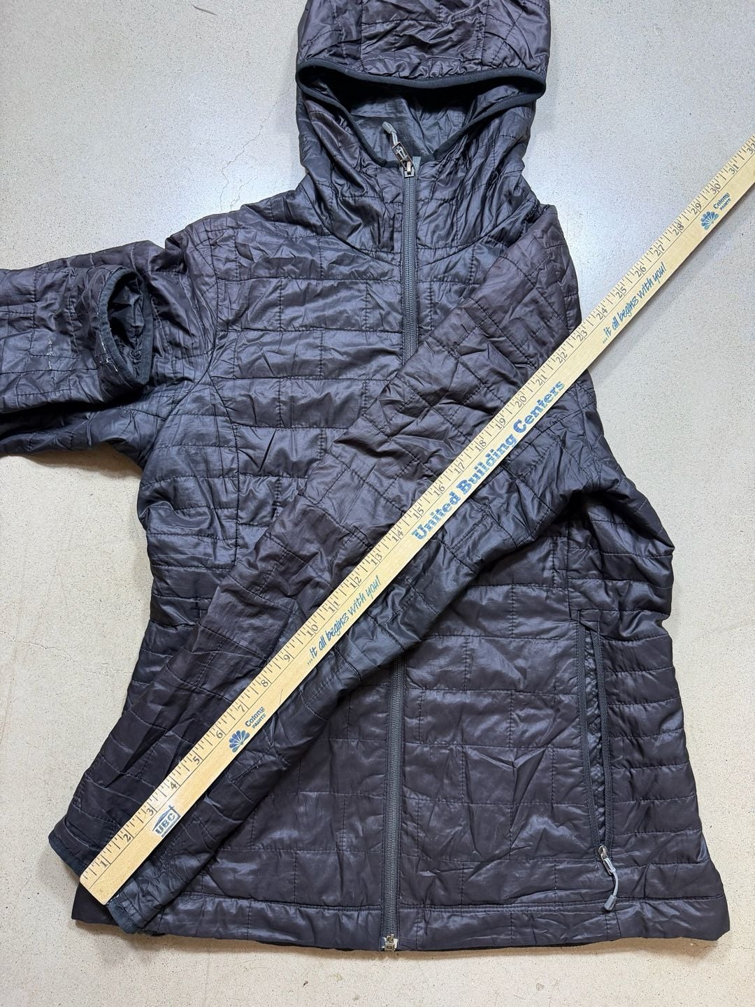 Patagonia Micro Puff Hoody Black Insulated Jacket womens small 6