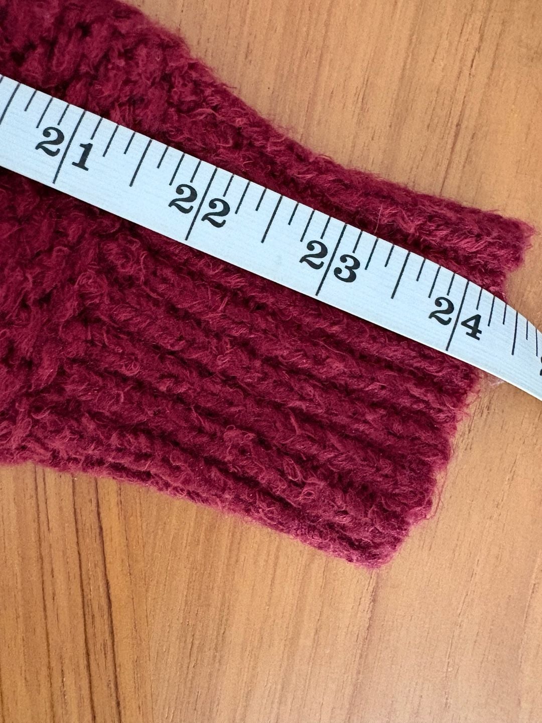 Anthropologie Pilcro Red Long Open Pocket Cardigan Cozy Size Medium 9