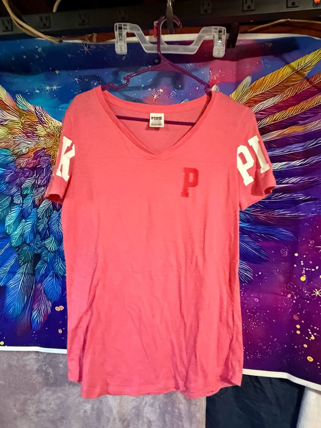 Pink Victoria's Secret T-Shirt Size S Pink 2