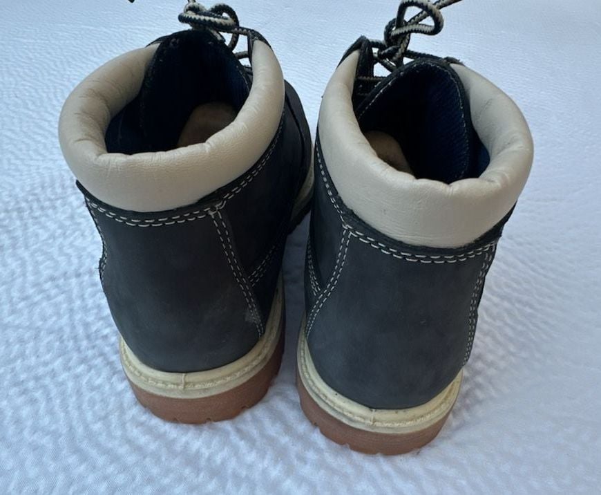 Timberland Nellie Chukka Boots Navy Blue Leather 5