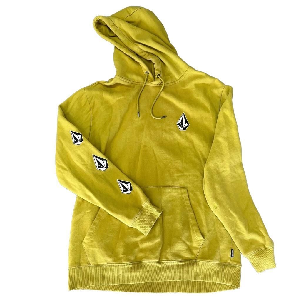 Volcom Stone Logo Yellow Hoodie 4