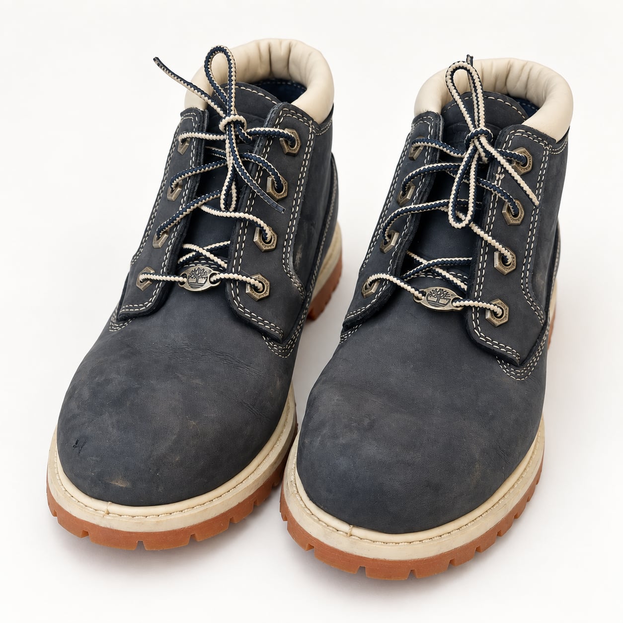 Timberland Nellie Chukka Boots Navy Blue Leather 2