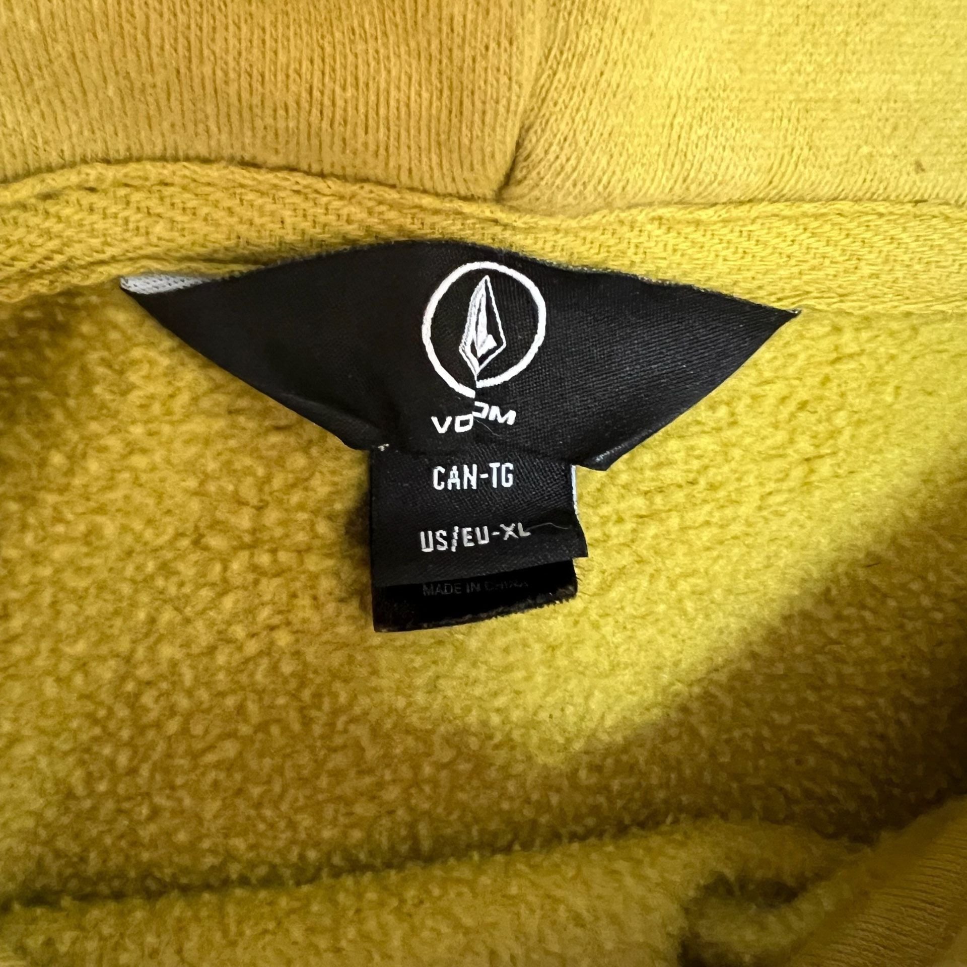 Volcom Stone Logo Yellow Hoodie 7
