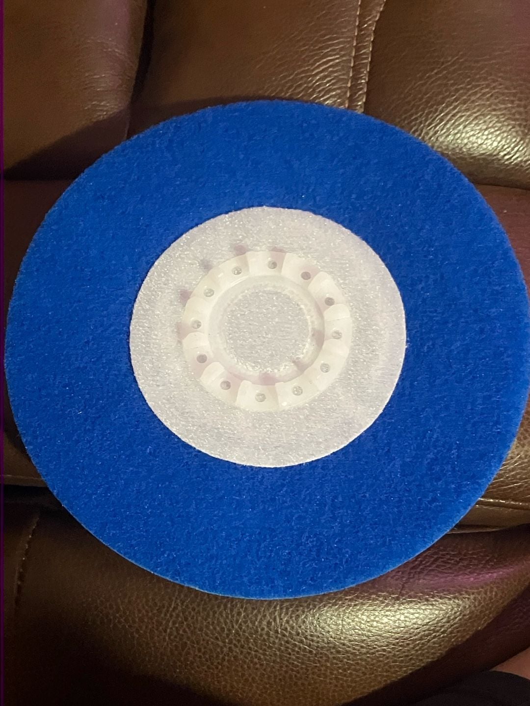 Blue Scrubber Cleaner Pads Replacement Part HX-022 Cordless Electric Spin Mop 4