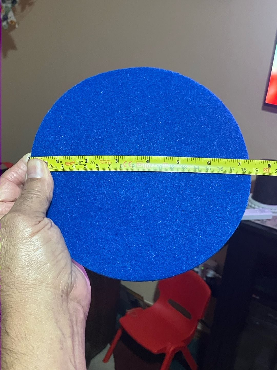 Blue Scrubber Cleaner Pads Replacement Part HX-022 Cordless Electric Spin Mop 5