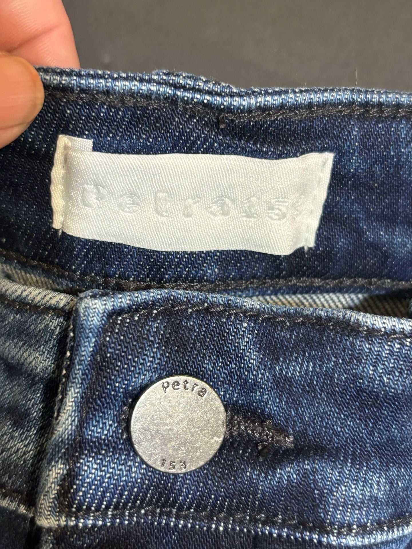 Petra Distressed Flare Jeans Size 15/31 Blue Denim 3