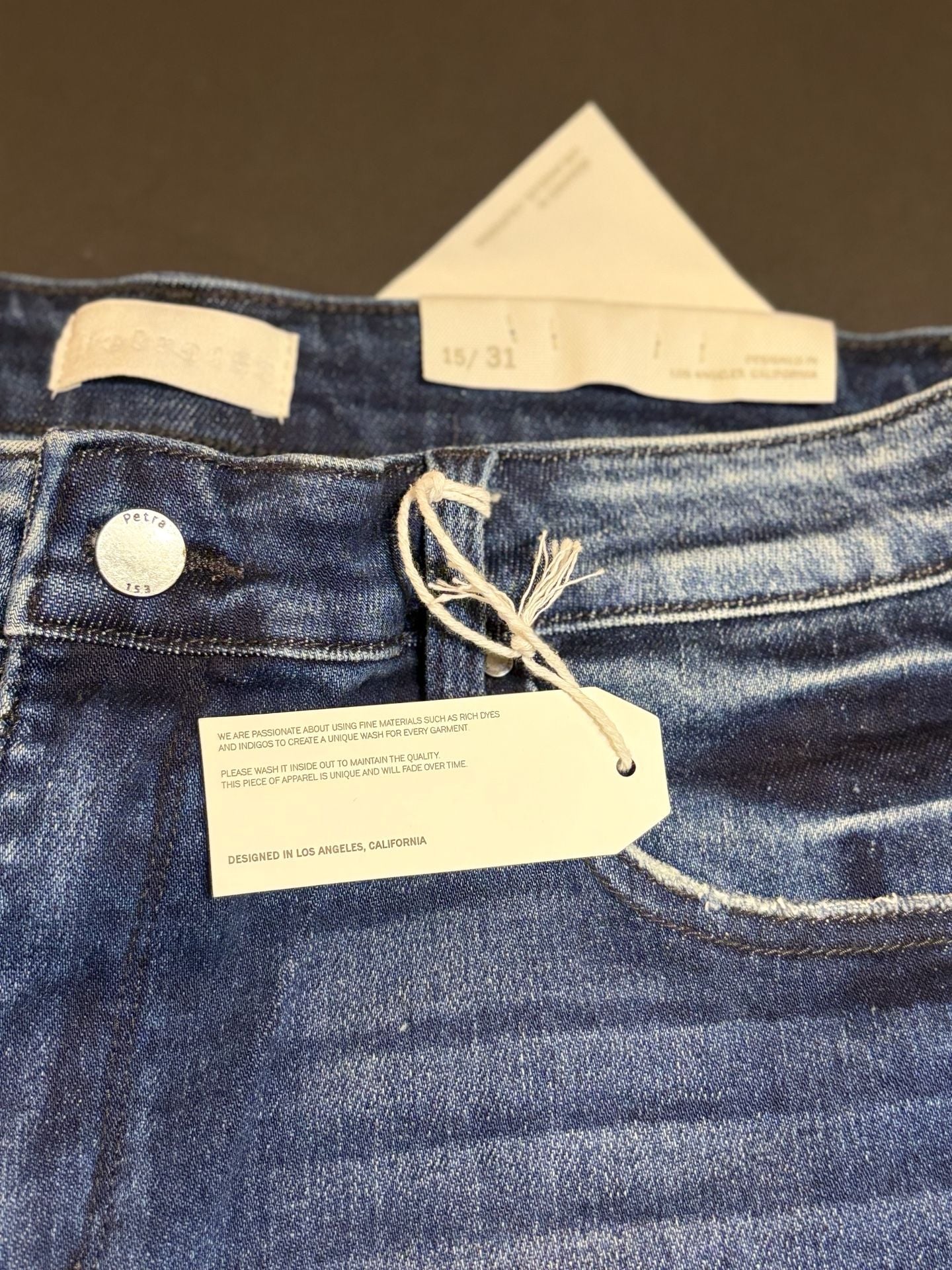 Petra Distressed Flare Jeans Size 15/31 Blue Denim 4