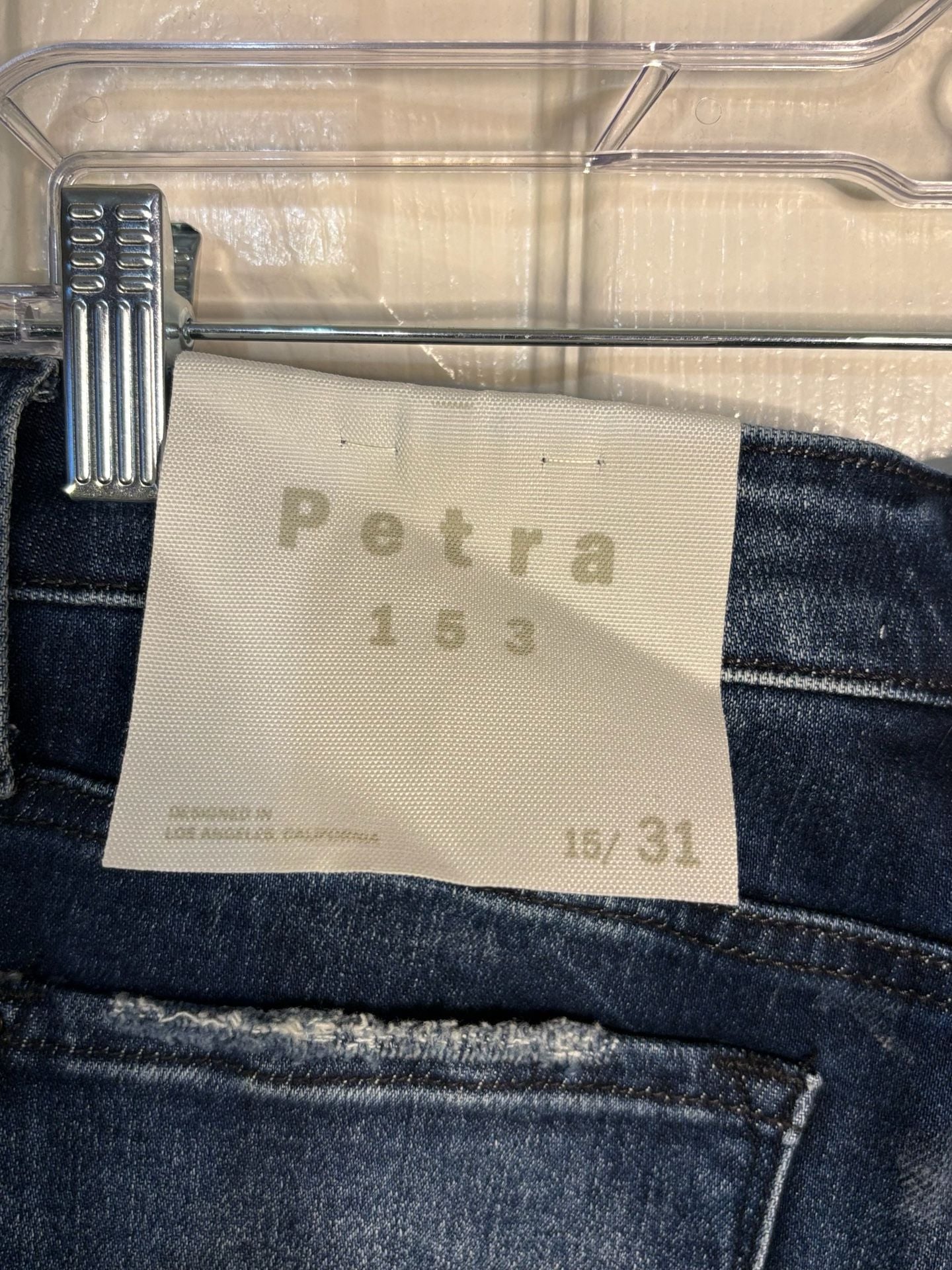 Petra Distressed Flare Jeans Size 15/31 Blue Denim 10