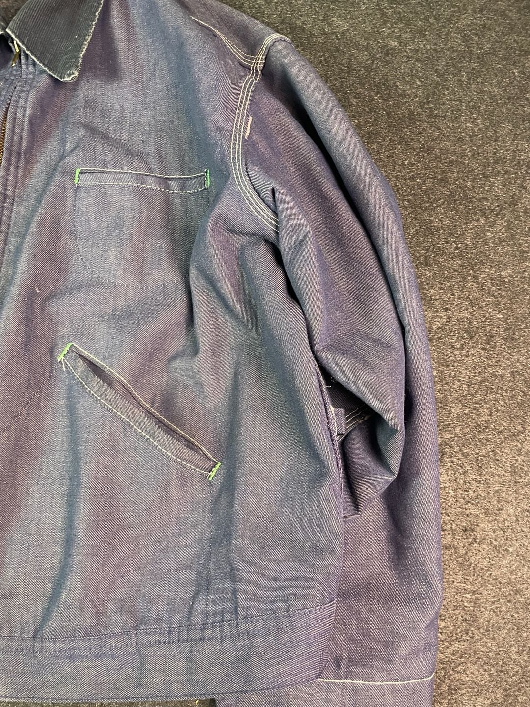 Vintage OshKosh B'Gosh Blanket Lined Denim Work Jacket 7