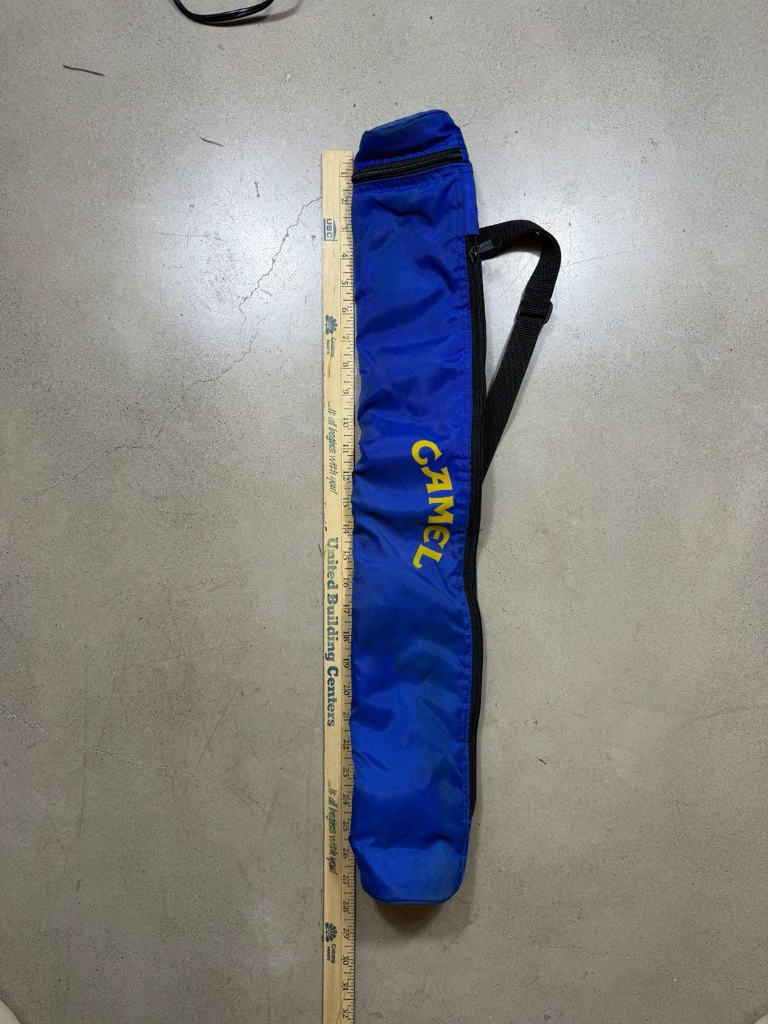 Vintage Joe Camel Smokin Cigarette Pool Cue Stick Beer Can Tote Soft Case Bag 5
