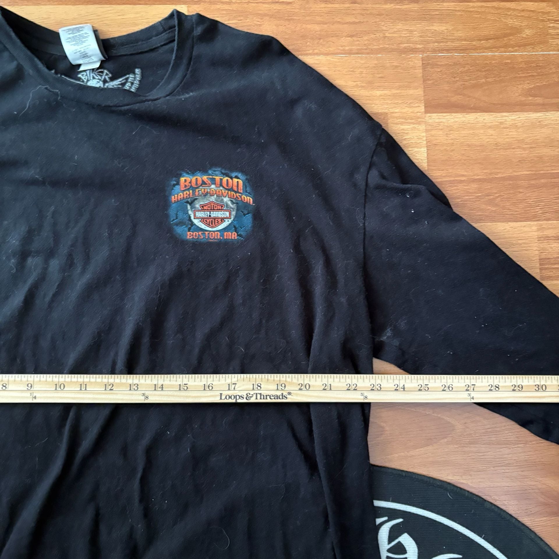 Harley-Davidson Boston Long Sleeve T-Shirt Black 8