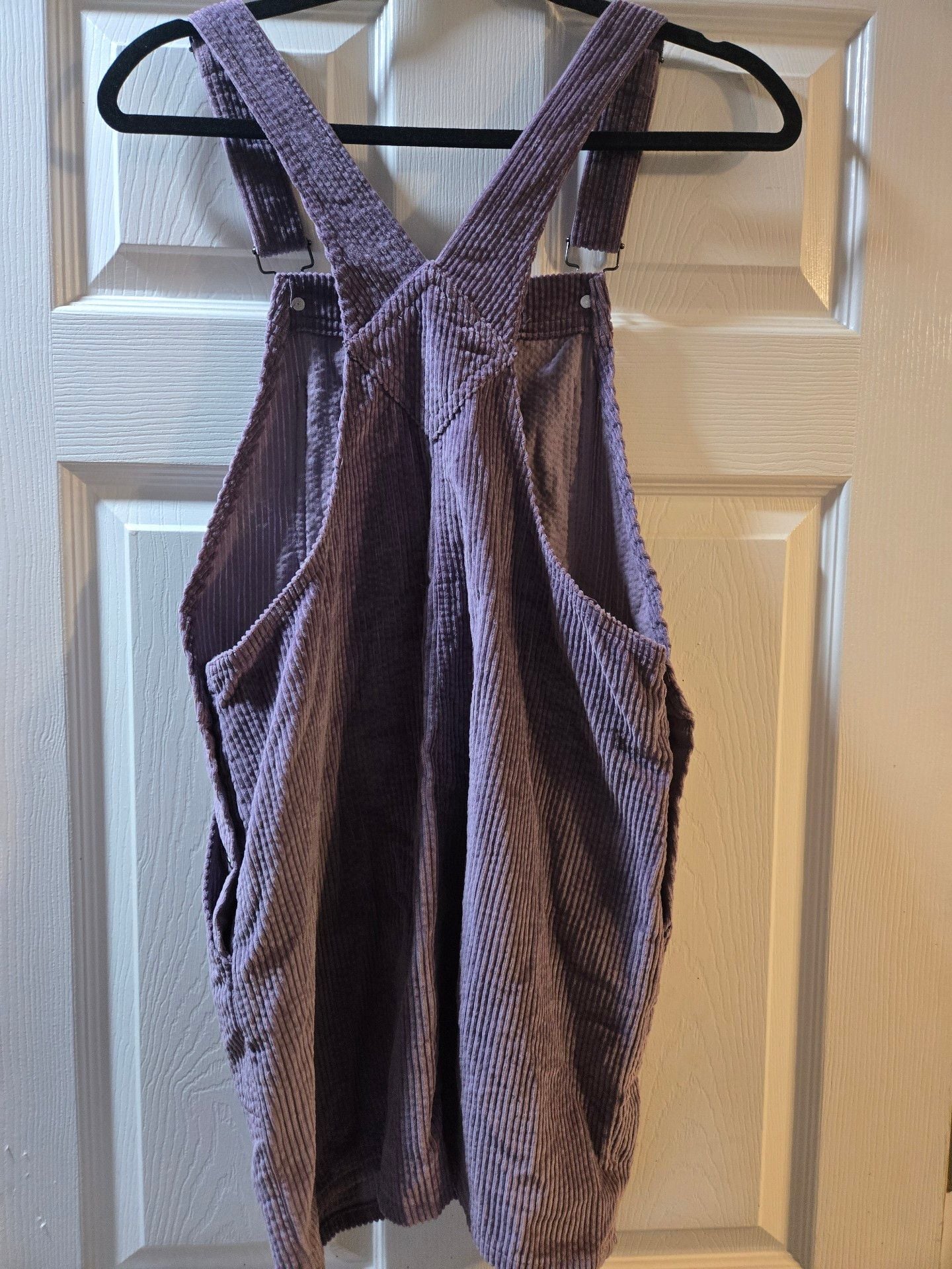 Purple Corduroy Overalls 4