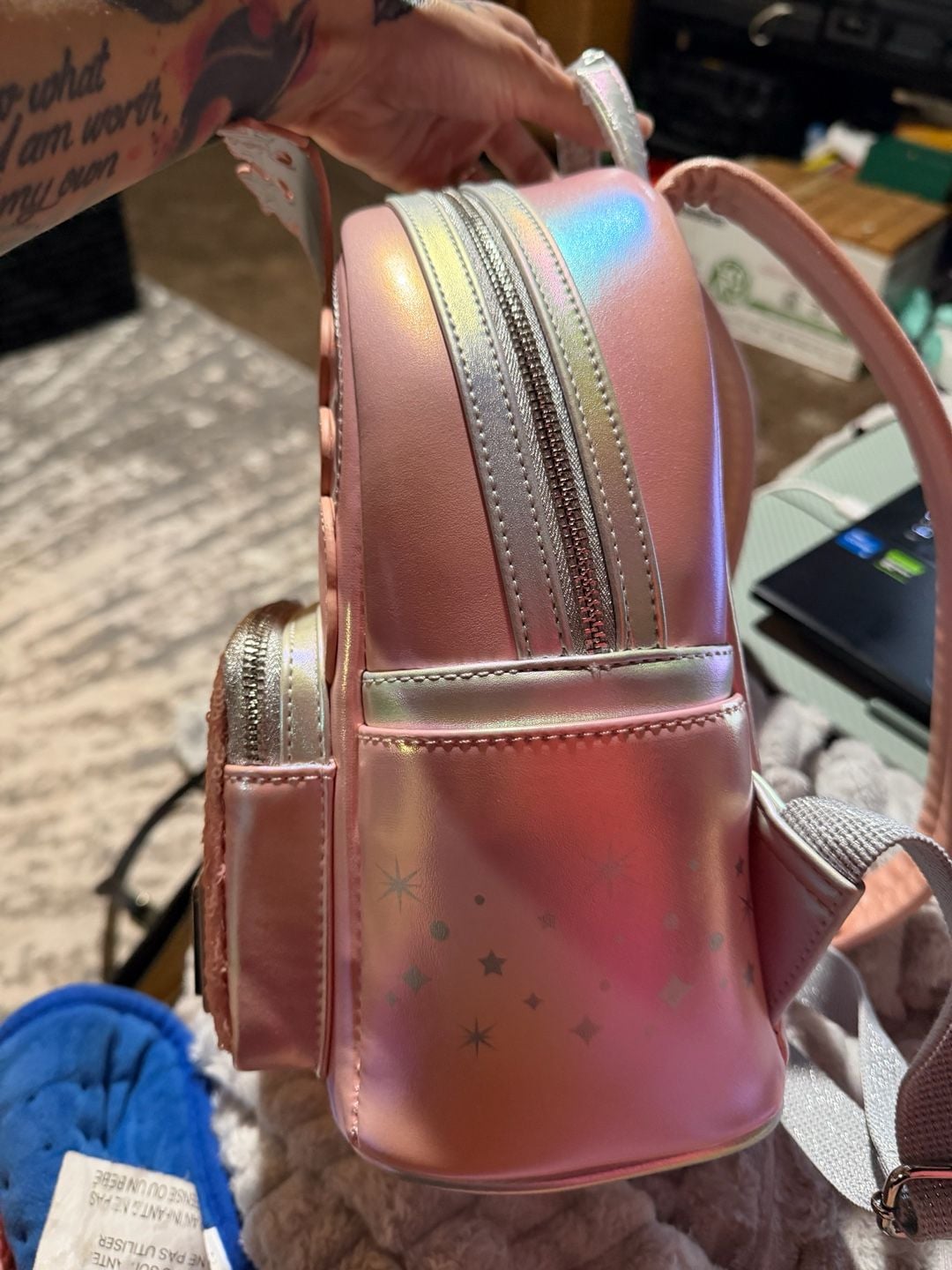 Loungefly Wizard of Oz Glinda Sequin Mini Backpack 3