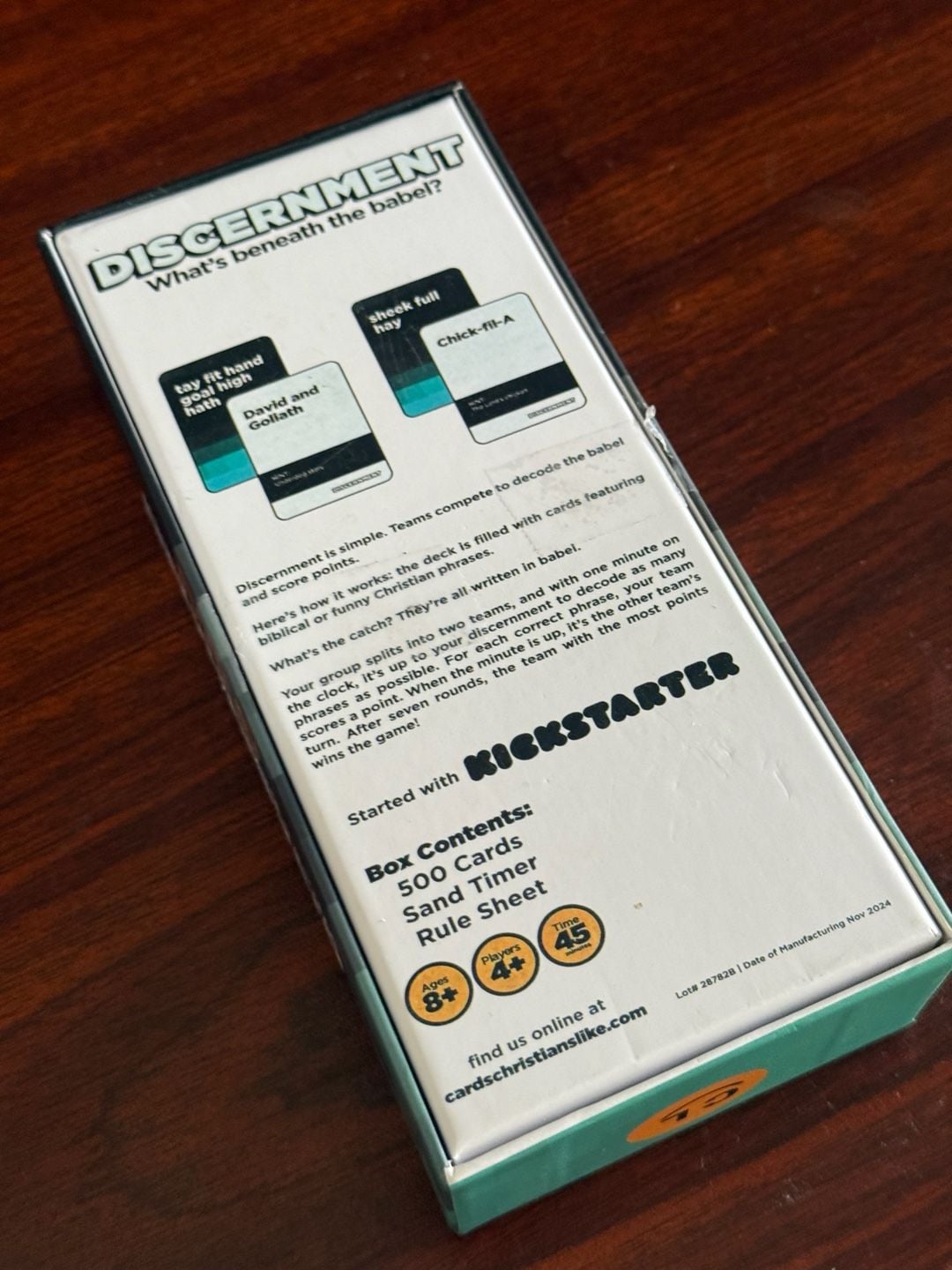 Christians Like Discernment Card Game 4